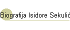 Biografija Isidore Sekuli