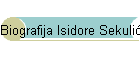 Biografija Isidore Sekuli